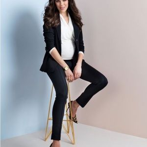 Seraphine tailored black maternity pants size 2